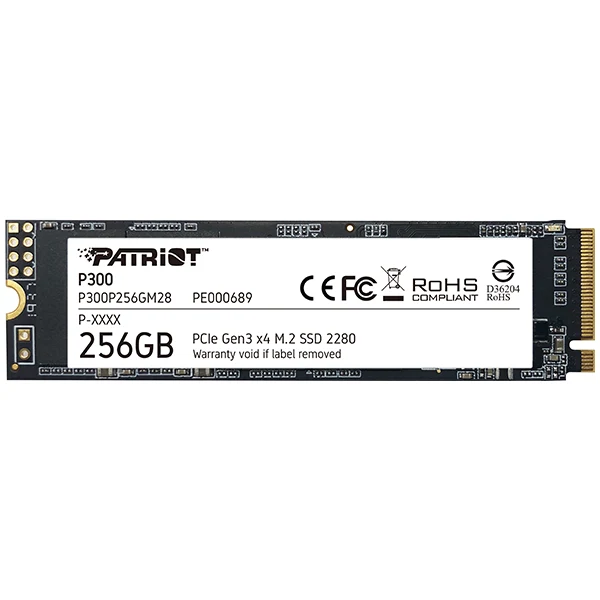 PATRIOT P300 256GB M.2 PCIE NVME SSD