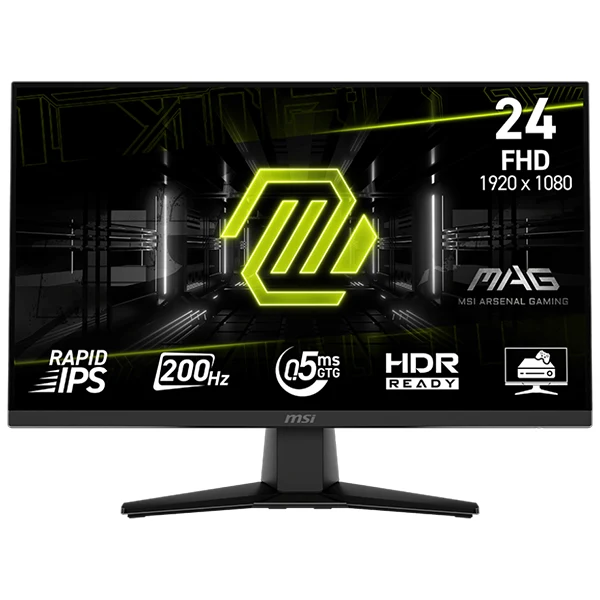 MSI MAG 242F 24" 200Hz 0.5ms Rapid IPS