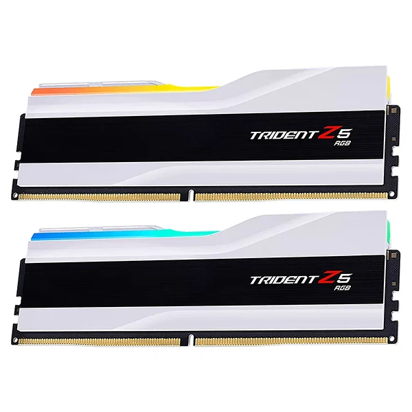 G.Skill Trident Z5 RGB Series 64Go (2x32Go) DDR5 6000 MHz CL30 White