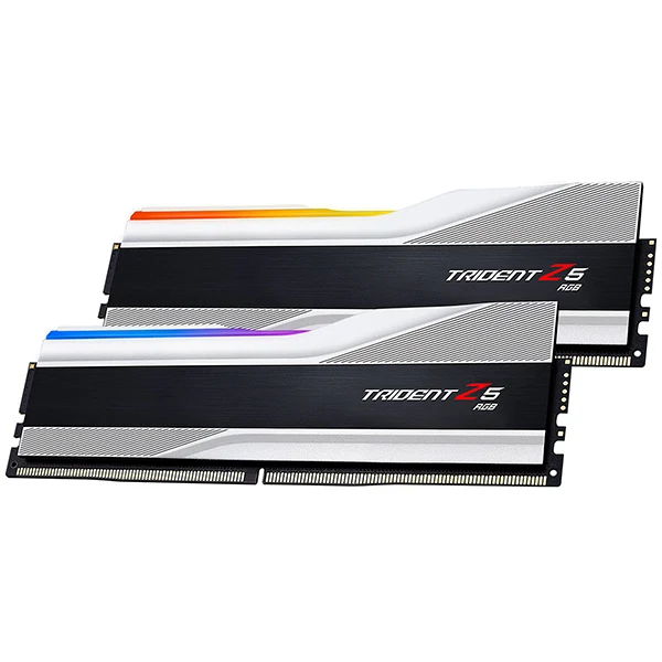 G.Skill Trident Z5 RGB Series 64Go (2x32Go) DDR5 6000 MHz CL36 Silver