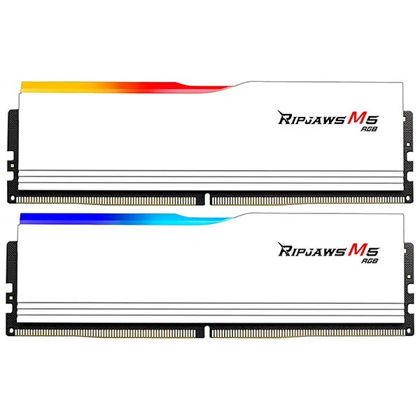 G.Skill Ripjaws M5 RGB Series White 32Go (2x16Go) DDR5 6000 MHz CL30