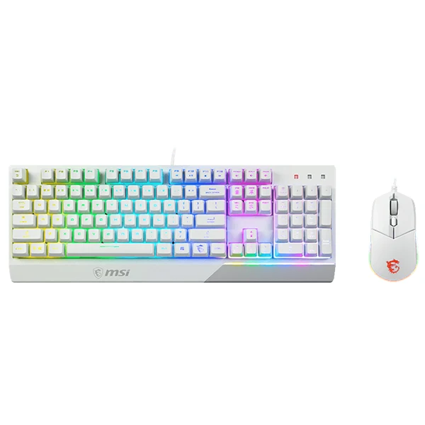 MSI Vigor GK30 + Clutch GM11 (Blanc)