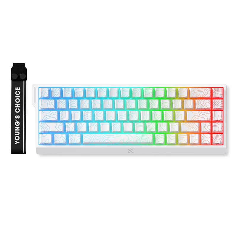 MCHOSE Ace 68 Magnetic ANSI US Topographic White [Uranus]