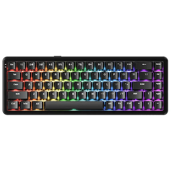 Ajazz ak680 max wireless Black 8+1k