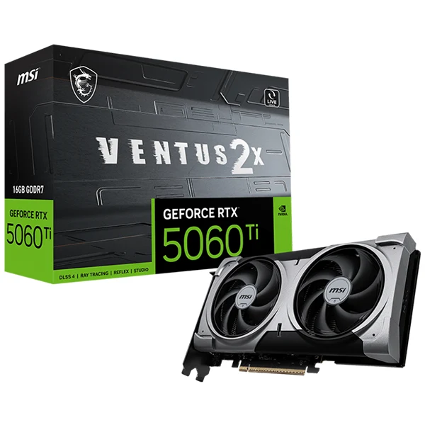 MSI GeForce RTX 5060 Ti 16G VENTUS 2X PLUS