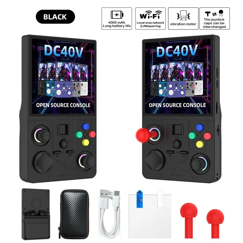 Black DC40V Retro Handheld Game Console