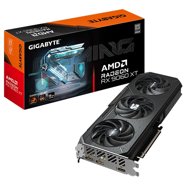 GIGABYTE Radeon RX 9060 XT GAMING OC 16G