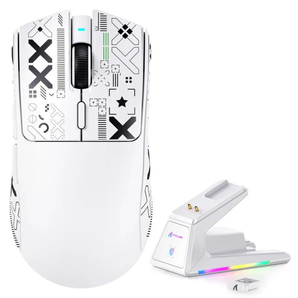 ATTACK SHARK X1 (White&Tape)