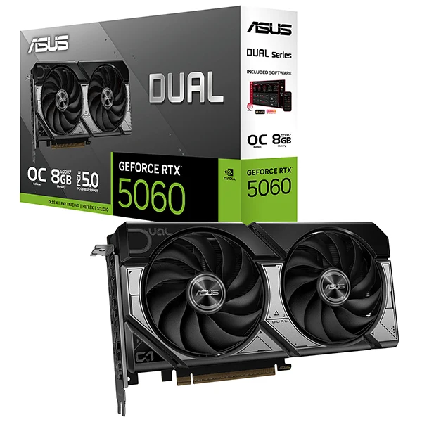 ASUS Dual GeForce RTX 5060 OC Edition 8GB