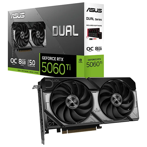 ASUS Dual GeForce RTX 5060 Ti OC Edition 8GB