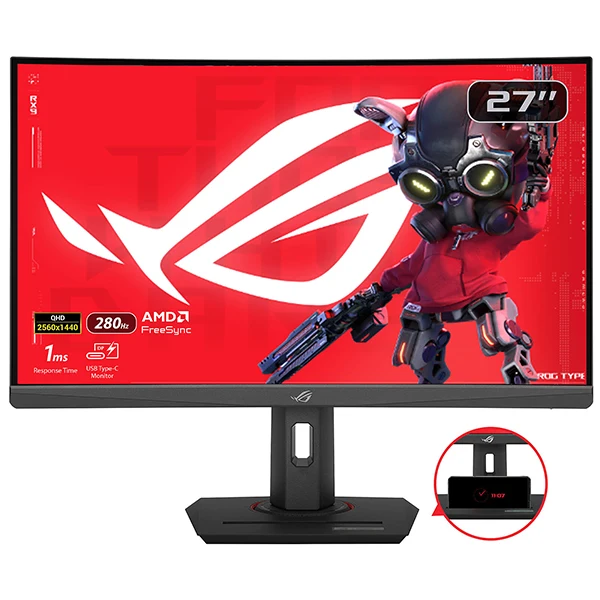 ASUS ROG Strix XG27WCMS 27" Fast VA 280Hz 2K Curved