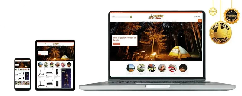 Buy A Camping & Outdoor Shopify Dropship Store | Built From Scratch