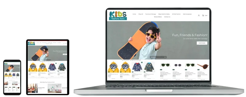 Buy A Shopify Childrens Fashion Dropship Store | Built From Scratch