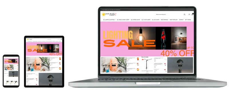 Buy A Lighting Shopify Dropship Store | Built From Scratch