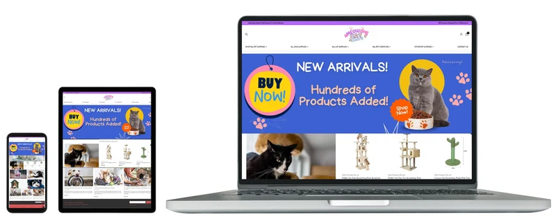 Buy A Cat Pet Shopify Dropship Store | Built From Scratch