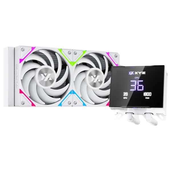 XYZ HYDROTEMP 240 AIO RGB Blanc