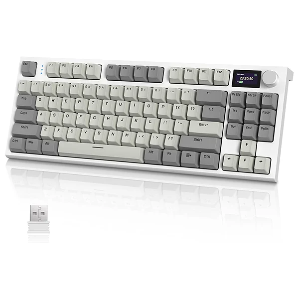 ATTACK SHARK K86 Business Grey (Blue Whale Switch)