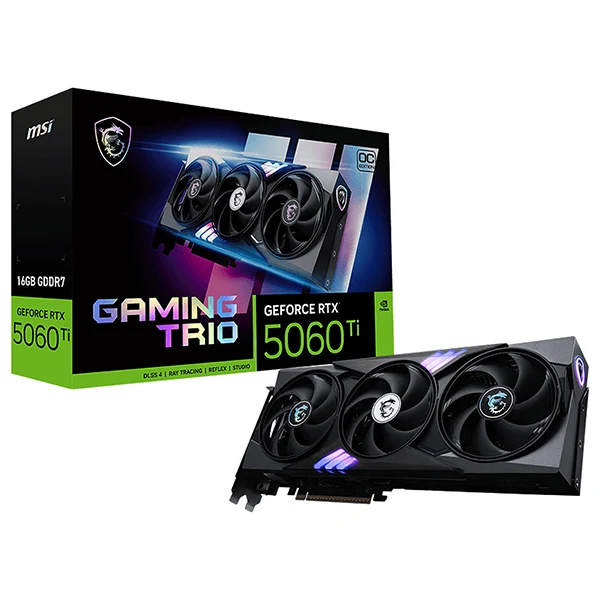 MSI GeForce RTX 5060 Ti 16G GAMING TRIO OC