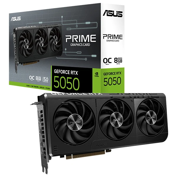 ASUS PRIME GeForce RTX 5050 8GB GDDR6 OC Edition