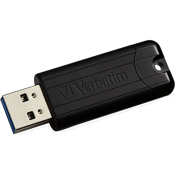 Verbatim Clé USB PinStripe 3.0 de 128GB Noire