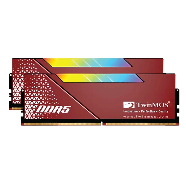 TwinMOS VOLTX RGB 32GB (2x16GB) DDR5 6000 MHz CL36 avec Heatsink