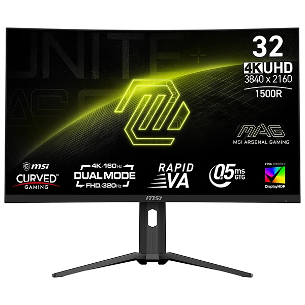 MSI MAG 321CUPDF 32" Curved 160Hz 4K