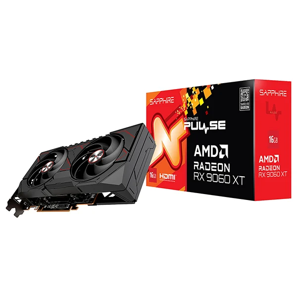 SAPPHIRE PULSE AMD Radeon RX 9060 XT 16GB