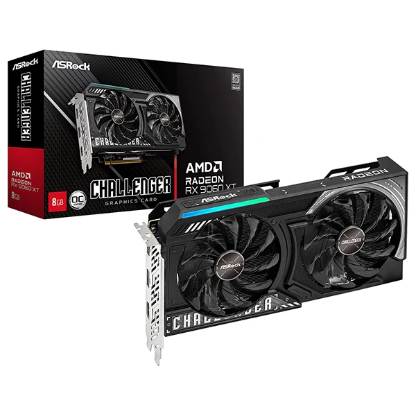 ASROCK Radeon RX 9060 XT Challenger OC 8GB GDDR6