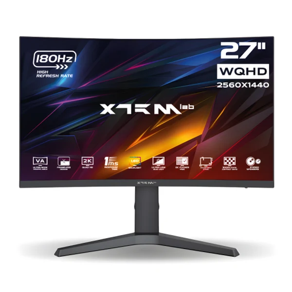 XTRMLAB X27G18VCQ 27" 180Hz Curved 2K