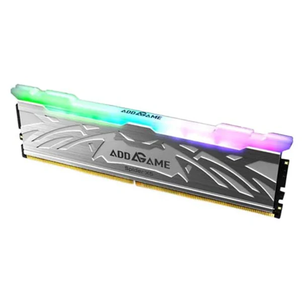 Addlink AddGame Spider X5 RGB 16GB (1x16GB) DDR5 5600MHZ CL40 Mémoire avec Heatsink - Silver
