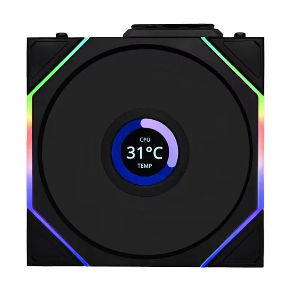 Lian Li Uni Fan TL-LCD 120 Wireless Reverse Noir