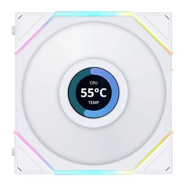 Lian Li Uni Fan TL Wireless LCD 120 Blanc
