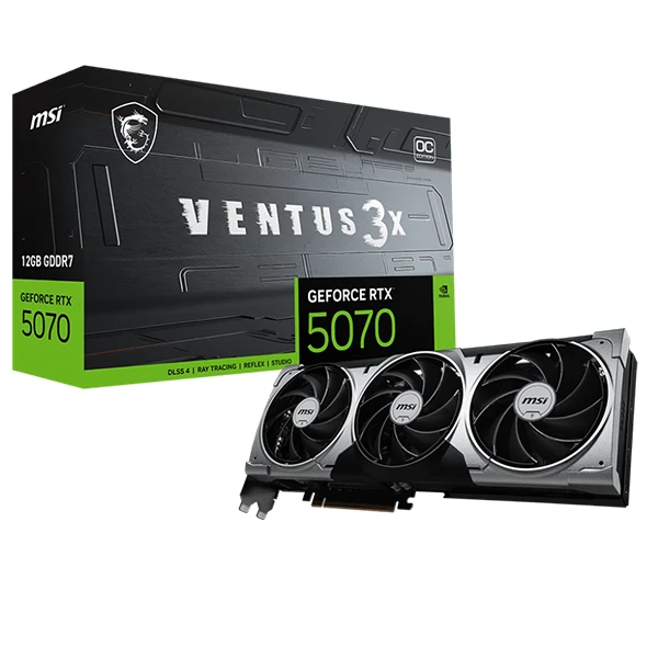 MSI GeForce RTX 5070 12G VENTUS 3X OC