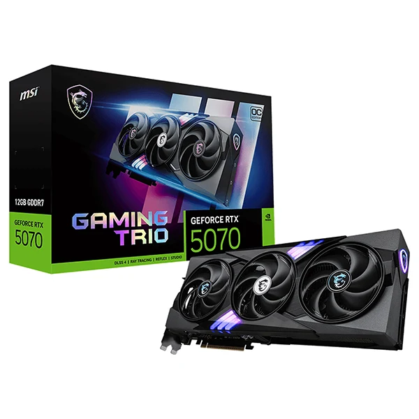 MSI GeForce RTX 5070 GAMING TRIO OC 12G GDDR7