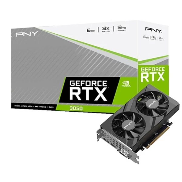 PNY GeForce RTX 3050 6GB Verto Dual Fan