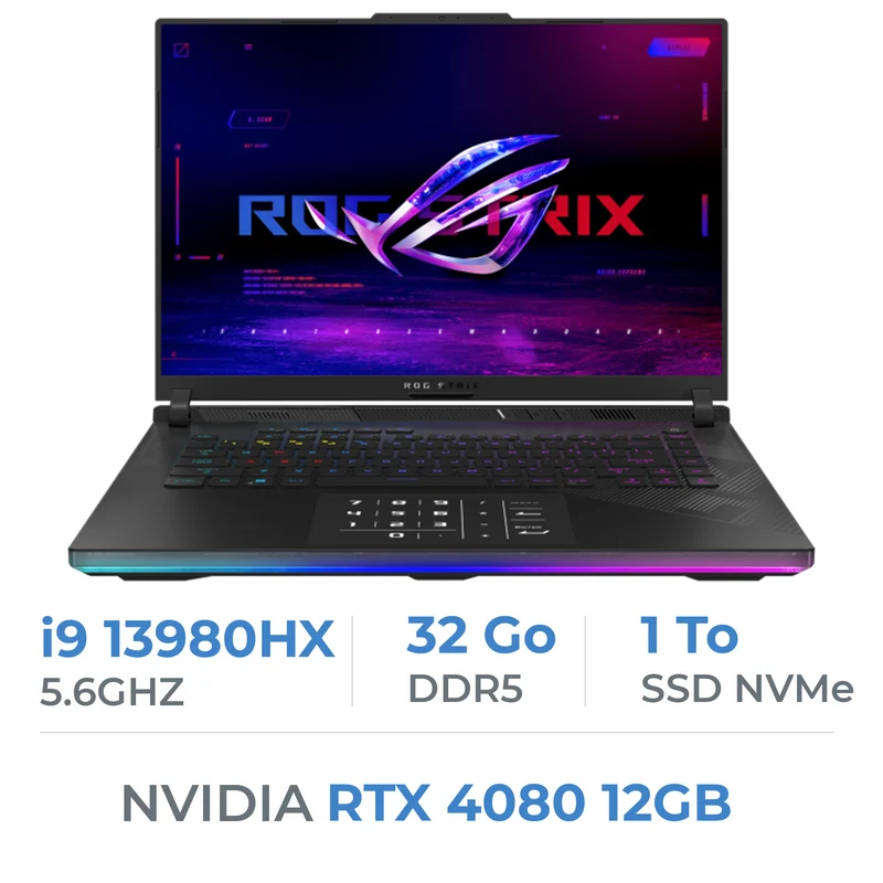 ASUS ROG Strix Scar 16 G634JZ i9-13980HX/32GB/1TB SSD/RTX4080 12GB/ 16"