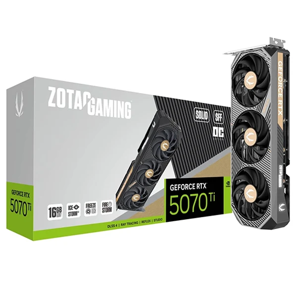 ZOTAC GAMING GeForce RTX 5070 Ti SOLID SFF OC 16GB GDDR7