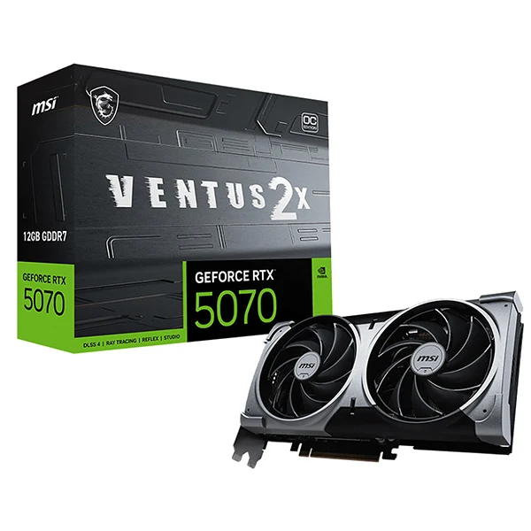 MSI GeForce RTX 5070 VENTUS 2X OC 12GB GDDR7