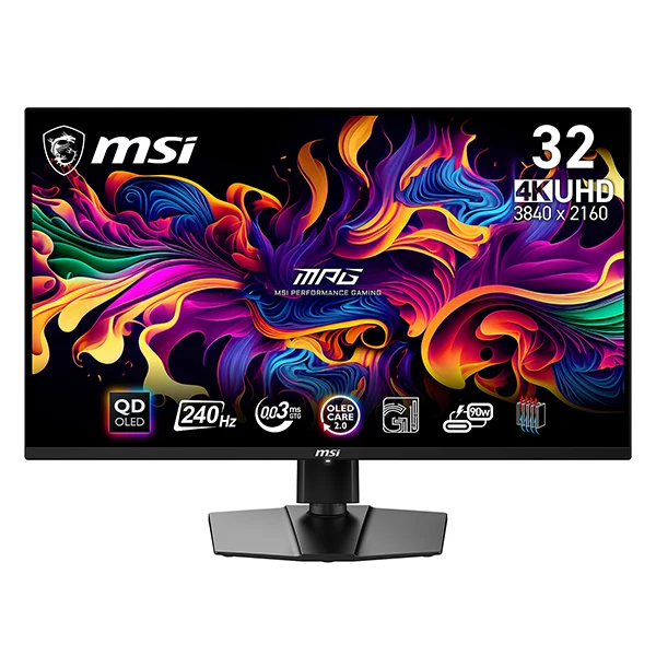 MSI MPG 321URX QD-OLED 32" 4K 240Hz UHD Noir