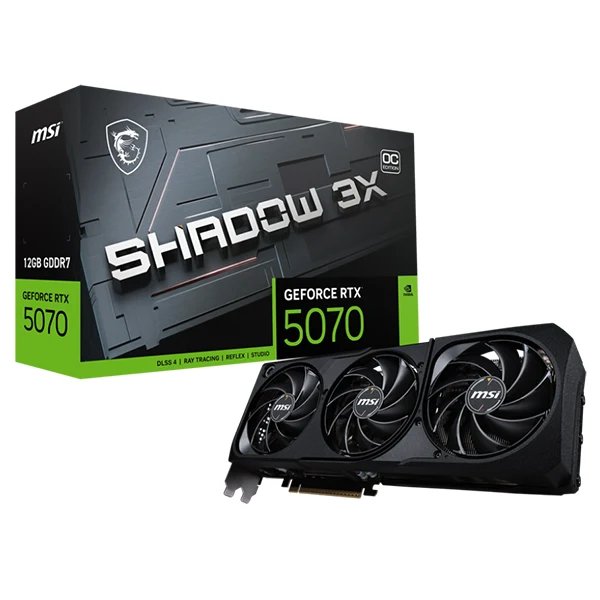 MSI GeForce RTX 5070 SHADOW 3X OC 12GB GDDR7
