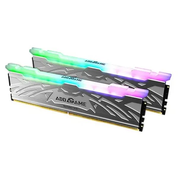 Addlink AddGame Spider X5 RGB 32GB (2x16GB) DDR5 5600MHZ CL40 Mémoire avec Heatsink - Silver