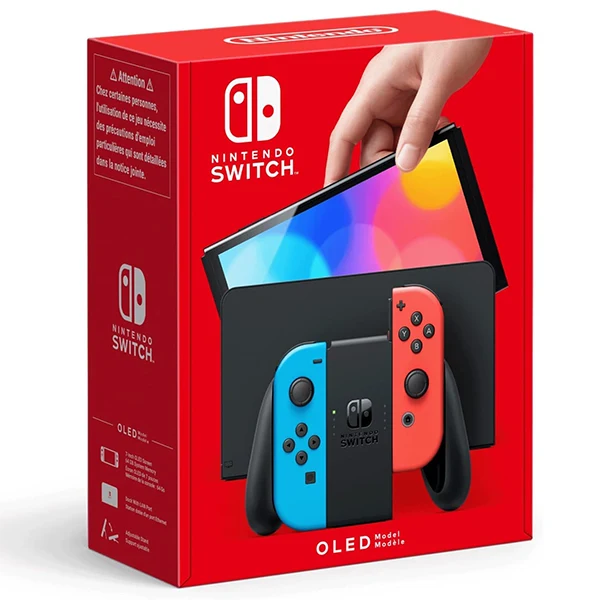 Nintendo Switch OLED (bleu/rouge)