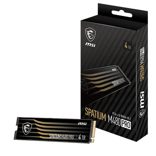 MSI SPATIUM M480 PRO PCIe 4.0 NVMe M.2 4TB