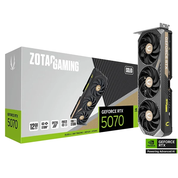 ZOTAC GAMING GeForce RTX 5070 SOLID 12GB GDDR7