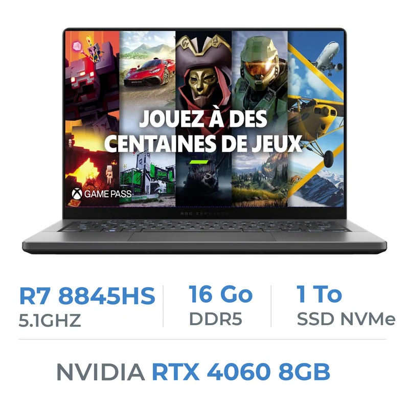 ASUS ROG Zephyrus GA403UV-Q80W Ryzen 7 8845HS/16GB/1TB SSD/RTX 4060/14"