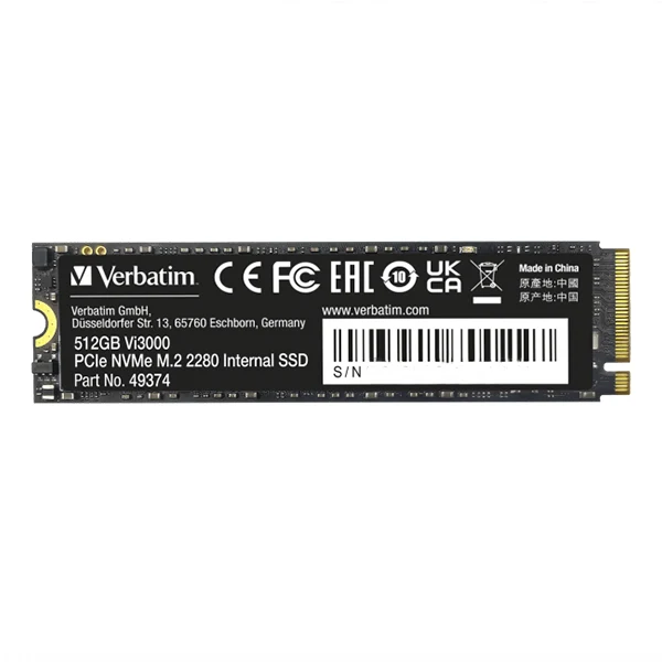VERBATIM Vi3000 M.2 PCle GEN3X4 512GB