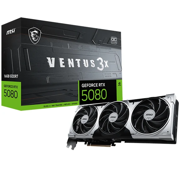 MSI GeForce RTX 5080 16G VENTUS 3X OC PLUS