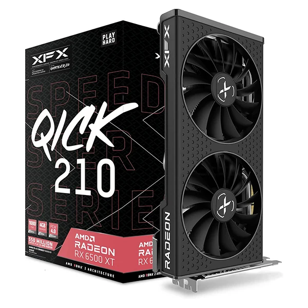 XFX AMD Radeon RX 6500 XT Speedster QICK 210 4GB GDDR6