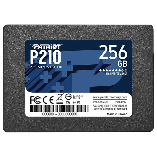 Patriot P210 256GB SSD SATA III 2.5"