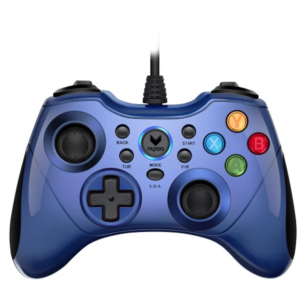 Rapoo V600 E-Sports Vibration Gamepad Blue